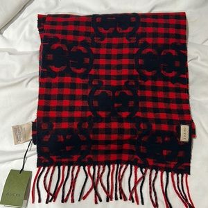 Gucci Checkered Scarf
